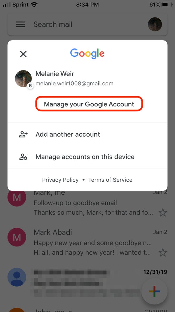 How To Change Your Gmail Profile Picture On An Iphone