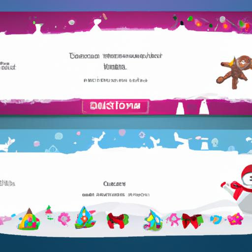 Make your emails come to life with this winter wonderland Christmas email signature template