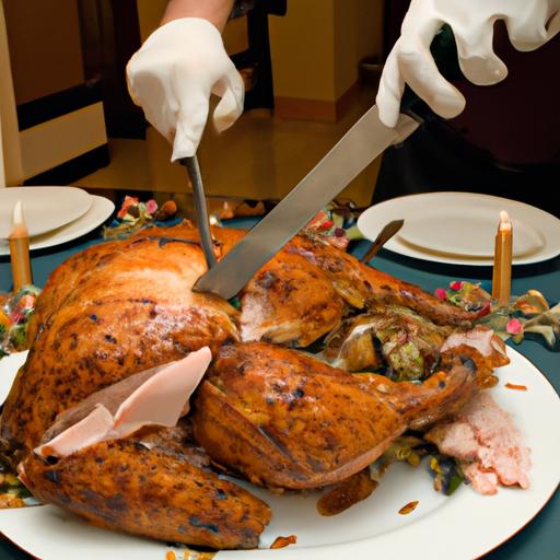 Impress your guests with a perfectly cooked and presented turkey
