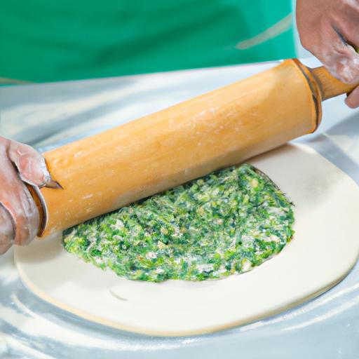 The dough for scallion pancakes requires careful preparation and precision