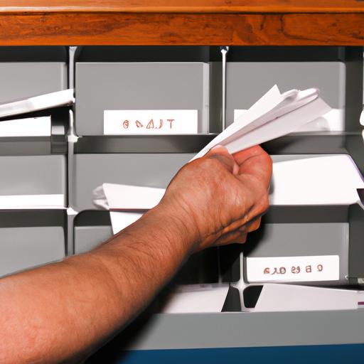 Stay organized by sorting your mail into designated sections