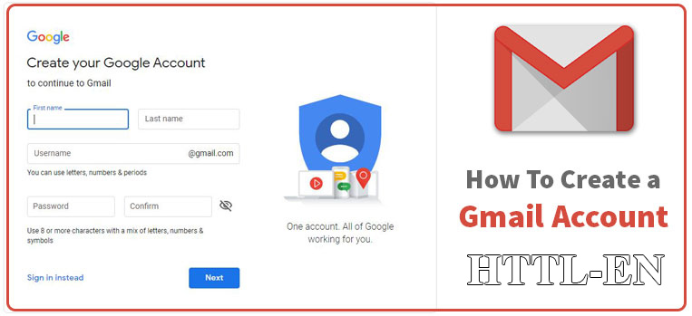 How to create a new Gmail account