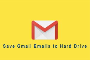 How to backup gmail emails to external hard drive