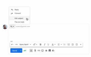 How to resend an email in gmail