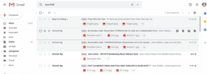 How to sort gmail messages by size