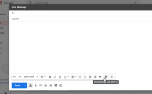 Here’s how to strikethrough text in gmail