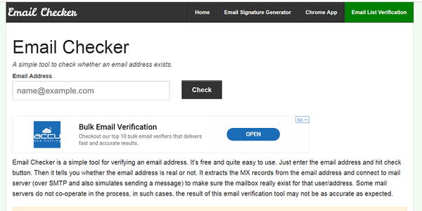 How To Check If An Email Checker
