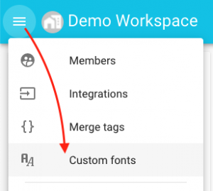 How to add custom fonts in gmail and change gmail layout