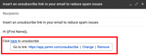 Marketing automation tip: gmail’s new unsubscribe link