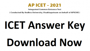 AP ICET 2021 Answer Key, Paper Solution PDF Download