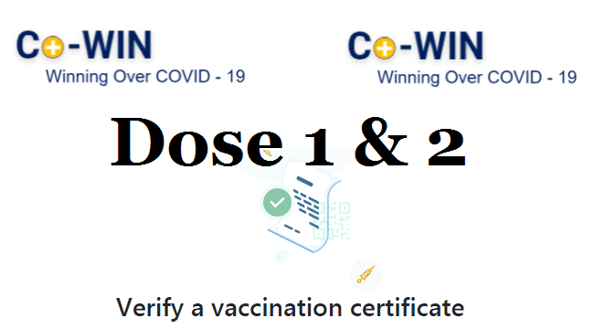 Cowin Vaccine Certificate verification