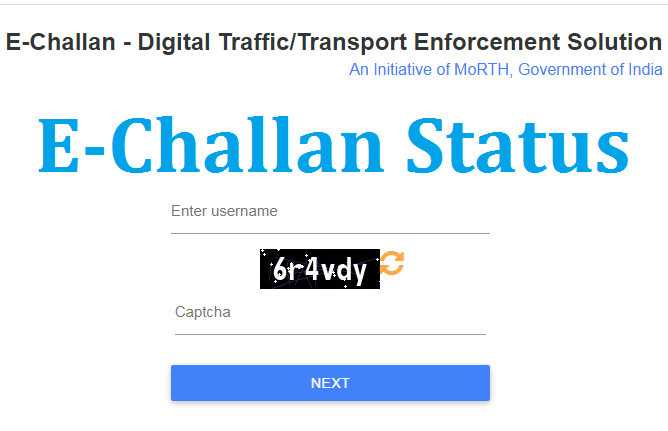 E Challan Status – State wise Traffic Challan Pay Online and Status