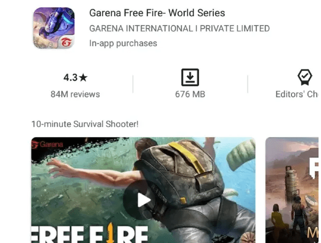 Free Fire Game for PC