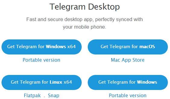 Telegram PC download