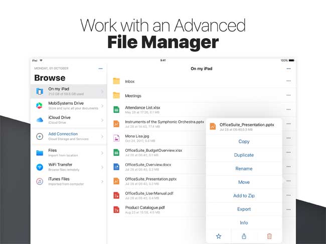 OfficeSuite & PDF editor cho iOS 7.8.1 – Download.com.vn