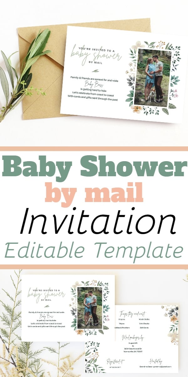 Baby Shower By Mail: Long Distance Baby Shower Wording – Oh Yellow