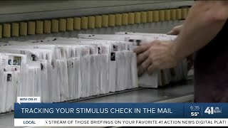 Can you track your stimulus check in the mail
