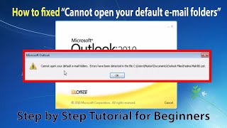 Fix the Outlook error &quotcannot open your default email folders&quot | Intermedia