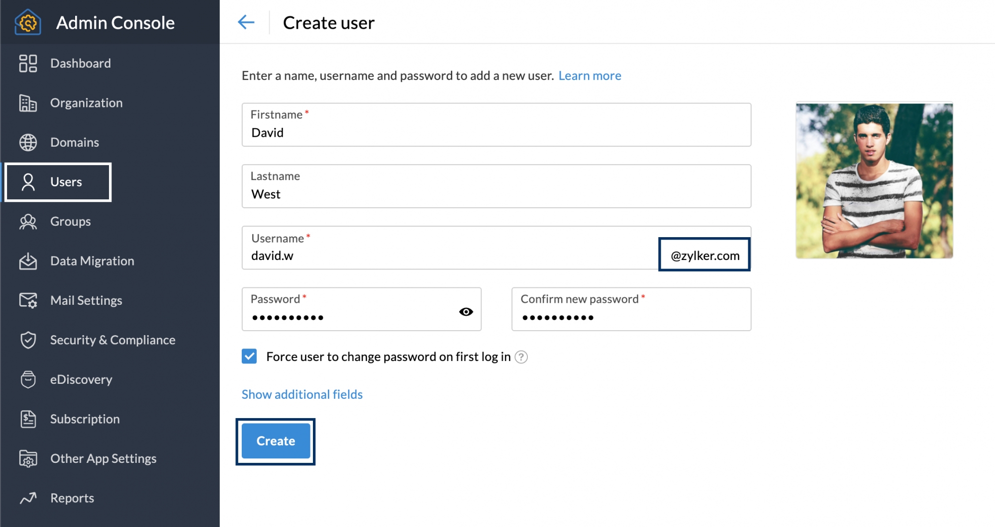 Zoho Mail Setup – Adding Users