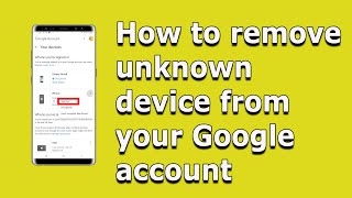Quick Answer: How To Name Unknown Device In Google Email Account [Solved] 2022