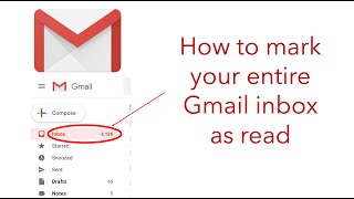 How to Mark All Gmail Messages As Read