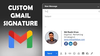 Add a Gmail signature image (that looks professional)