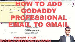 Connecting GoDaddy Email to Your Gmail Interface – The Liberty Lab