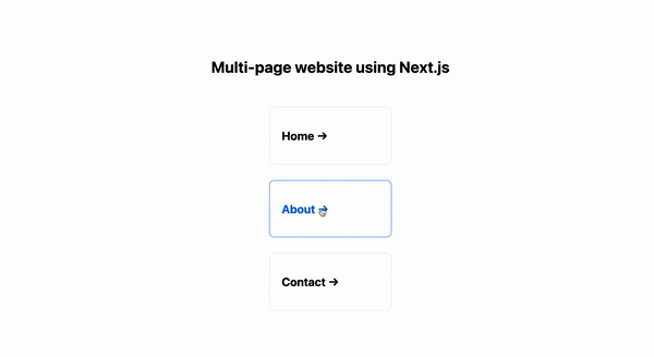 How To Create A Multi-Page Website With Next.js