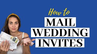 How to Mail Wedding Invitations to Guests Through USPS