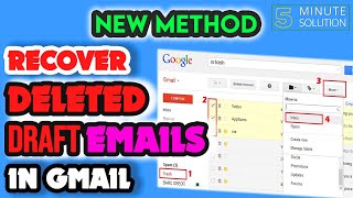 How to Recover Deleted Draft in Gmail?