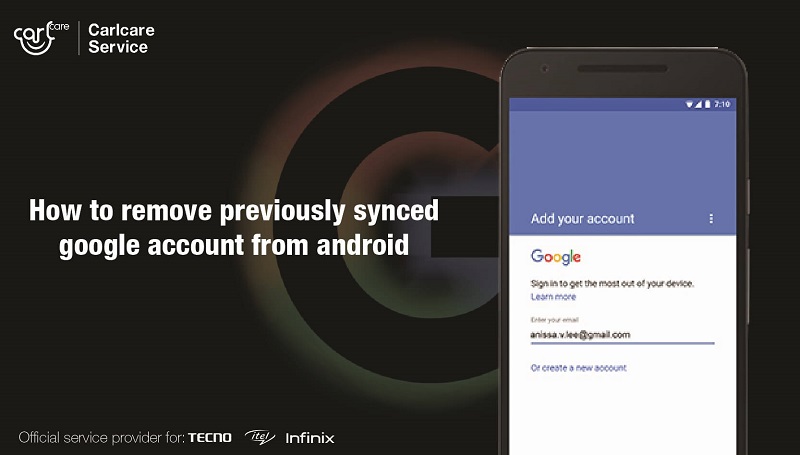 Global | How to remove previously synced google account from android