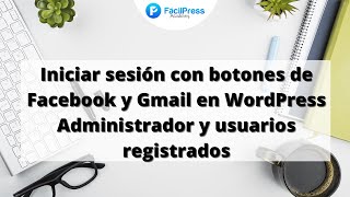 Cómo iniciar sesión en Facebook con una cuenta de Google | Techlandia