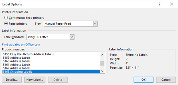 How to Create and Print Labels in Word Using Mail Merge and Excel Source Data