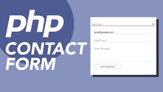 PHP form to email explained | HTML Form Guide