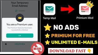Tải Temp Mail 3.11 APK MOD (Không Quảng Cáo) cho Android