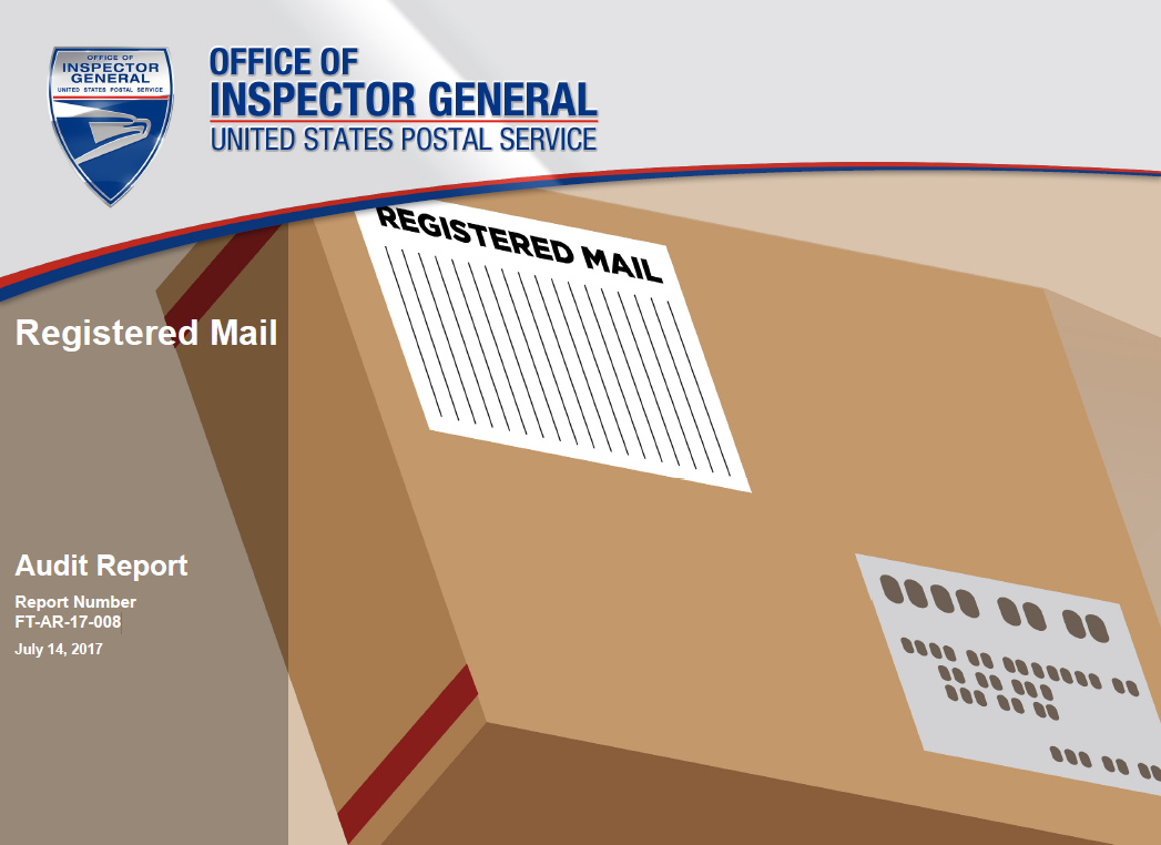 Registered Mail | USPS Office of Inspector General