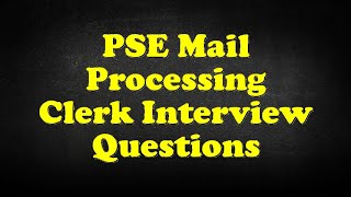 17 USPS Mail Processing Clerk Interview Questions and Answers – CLIMB