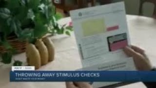 What does the stimulus check look like in the mail