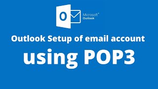 What information is required to set up an e-mail client for a pop3 account