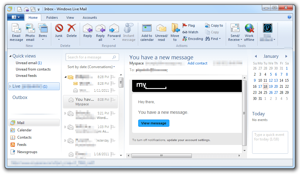 How to install and configure Windows Live Mail 2011 – Pureinfotech