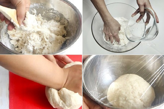 Ủ bột làm bánh bao nho khô